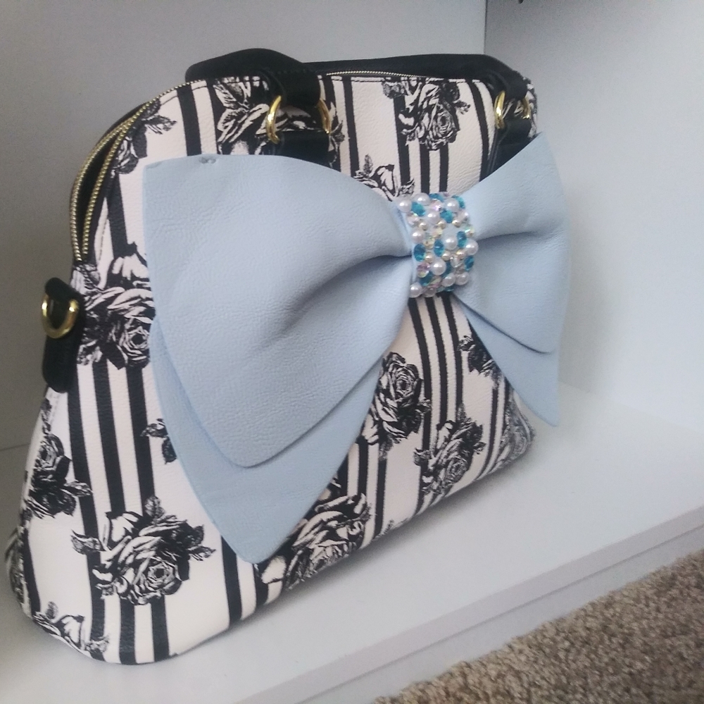 Betsey Johnson Blue Bag
